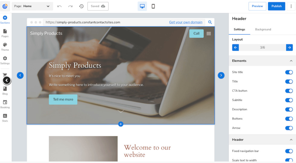 웹사이트 빌더 – 지속적인 연락 검토