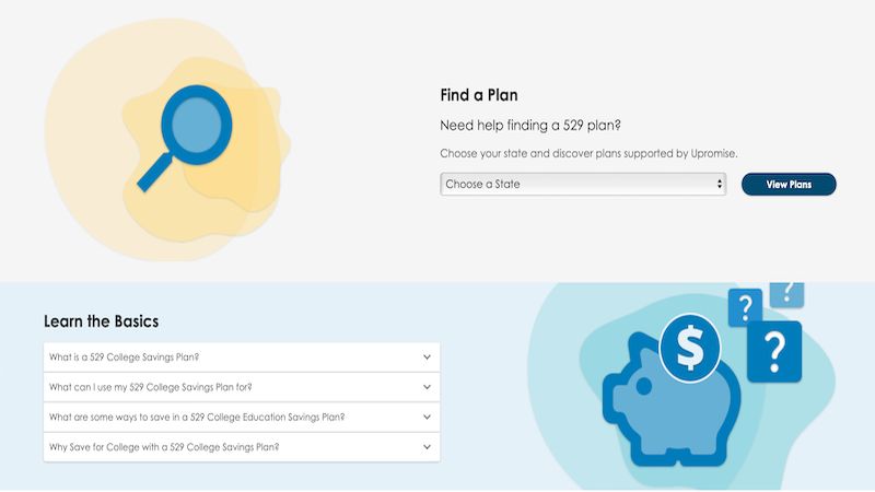 Upromise 529 계획 도구