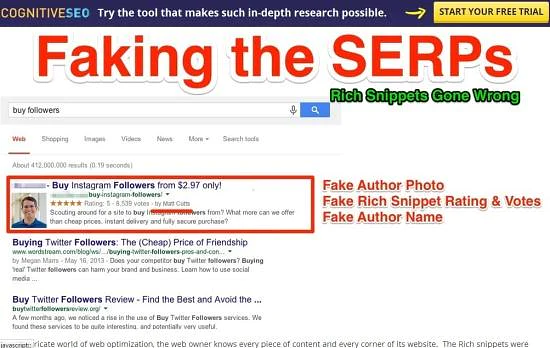 การปลอม SERPs