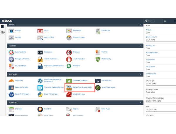 softaculous 로그인 미리보기 softaculous-login-preview