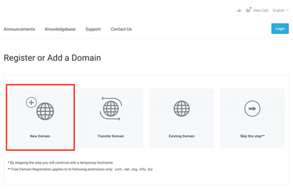 새 도메인 데모 v2 등록 register-new-domain-demo-v2