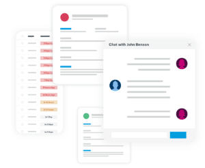 ตัวแทนสามารถดูโปรไฟล์ทั้งหมดของลูกค้าและประวัติการโต้ตอบ ตอบกลับอีเมลและข้อสงสัย แชทกับผู้ใช้ และจัดลำดับความสำคัญของตั๋ว