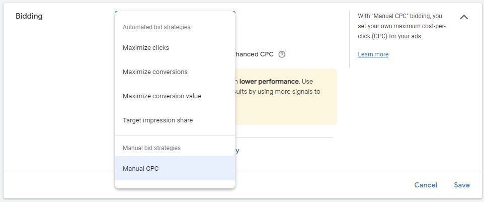 Automatisiertes Bieten vs. manuelles Bieten
