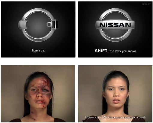 Beispiel für kreative Banner Nissan