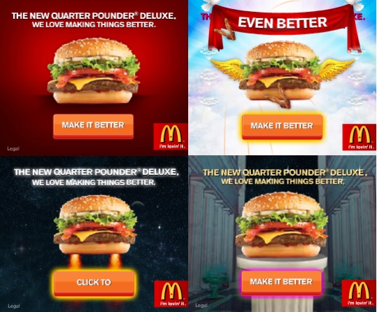 Banner kreative McDonalds