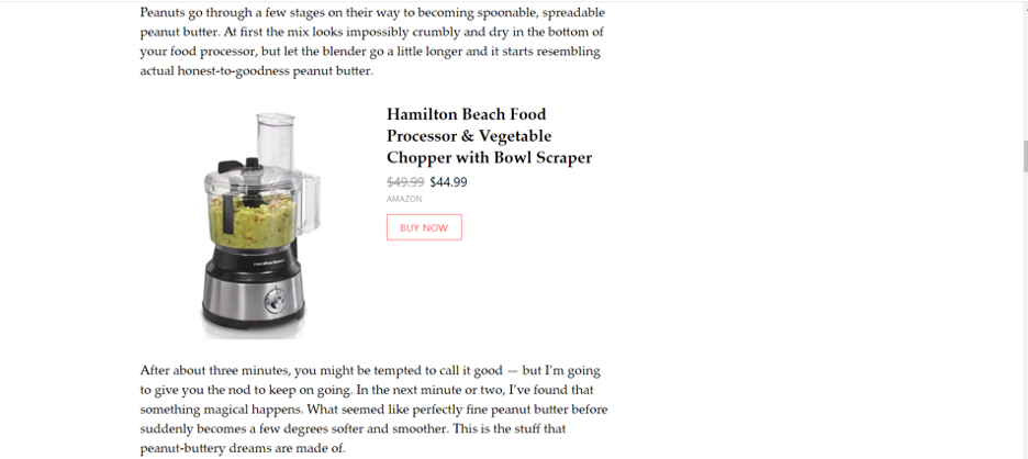 제휴 실적 마케팅 광고의 예