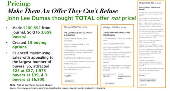 John Lee Dumas - 精通期刊克服了價格挑戰