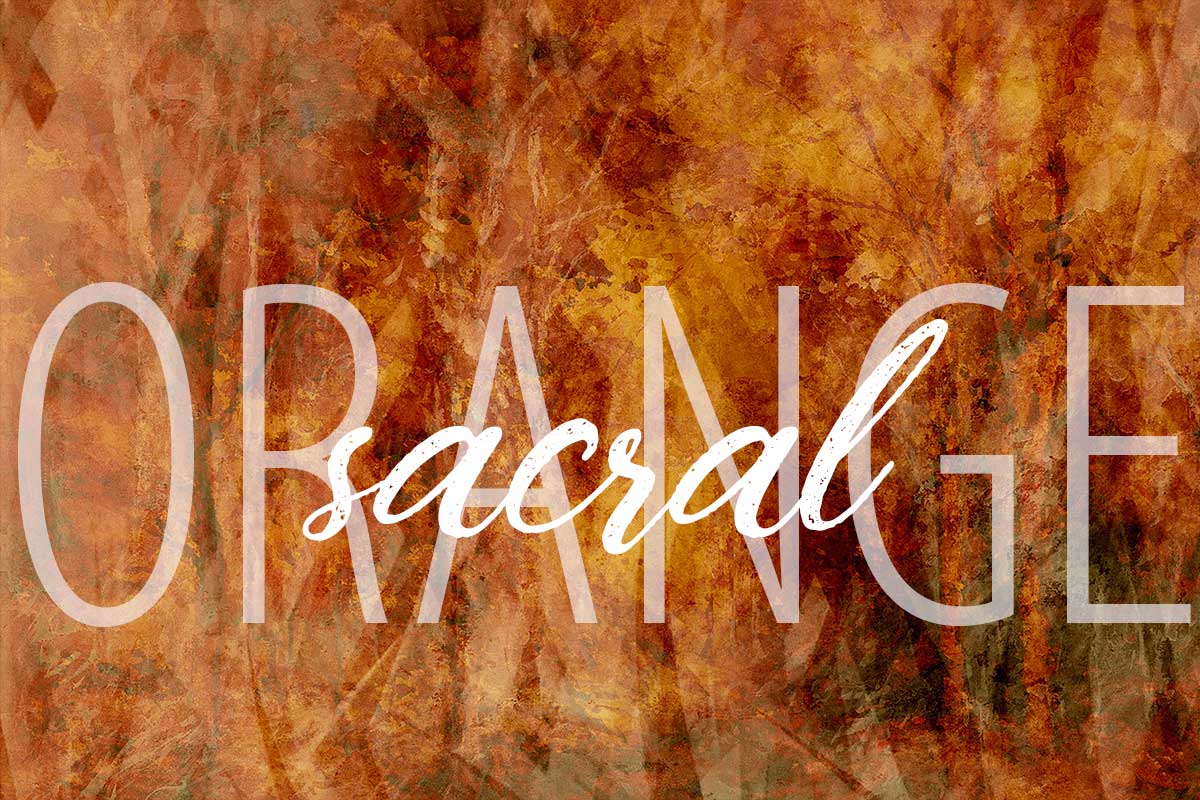 琥珀色の石の背景はオレンジ色の仙骨を言います。