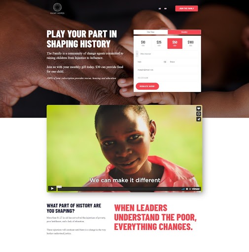 ตัวอย่างพารามิเตอร์ pass-through บนหน้าแคมเปญ