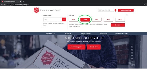 ตัวอย่างพารามิเตอร์ pass-through บนหน้าแคมเปญ