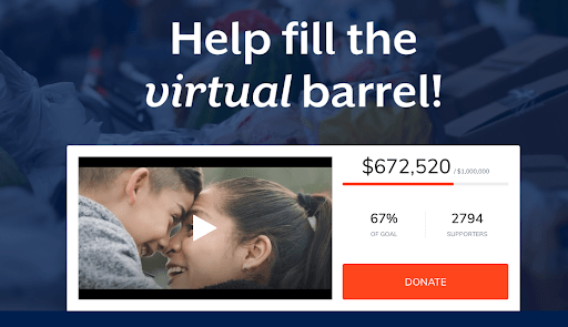 bloc héros de la campagne de la journée nationale des banques alimentaires