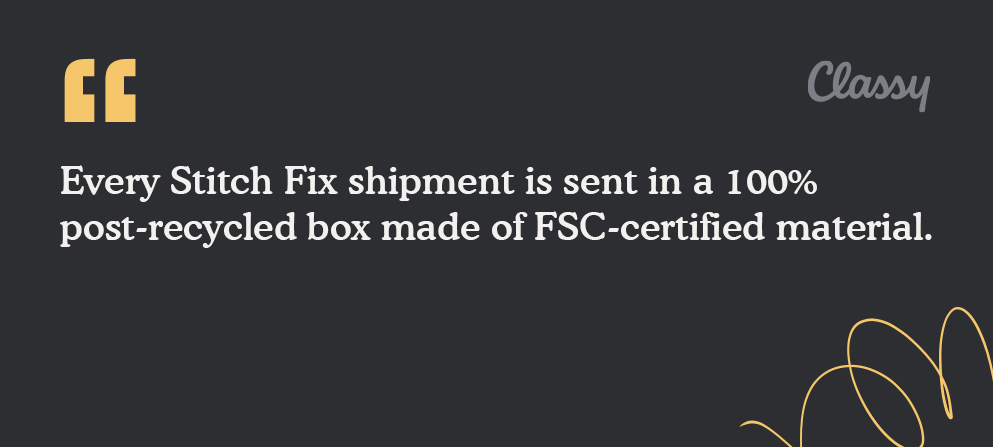 Stitch Fix Estadística CSR