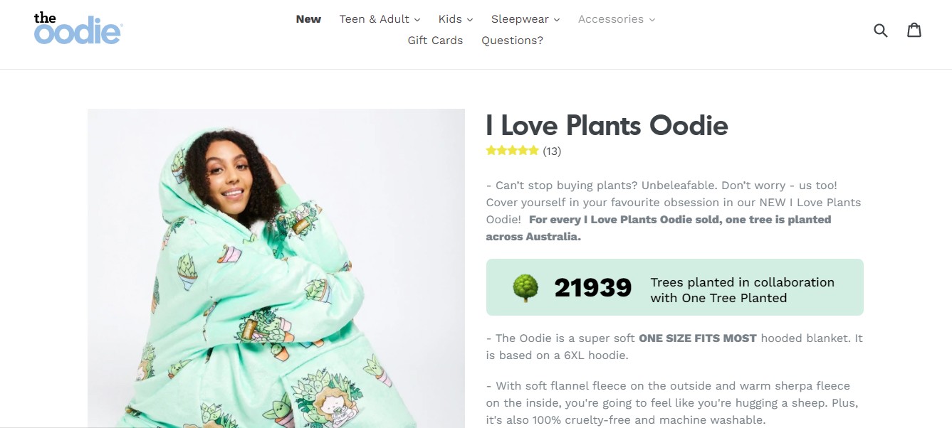 Descrição do produto Odie