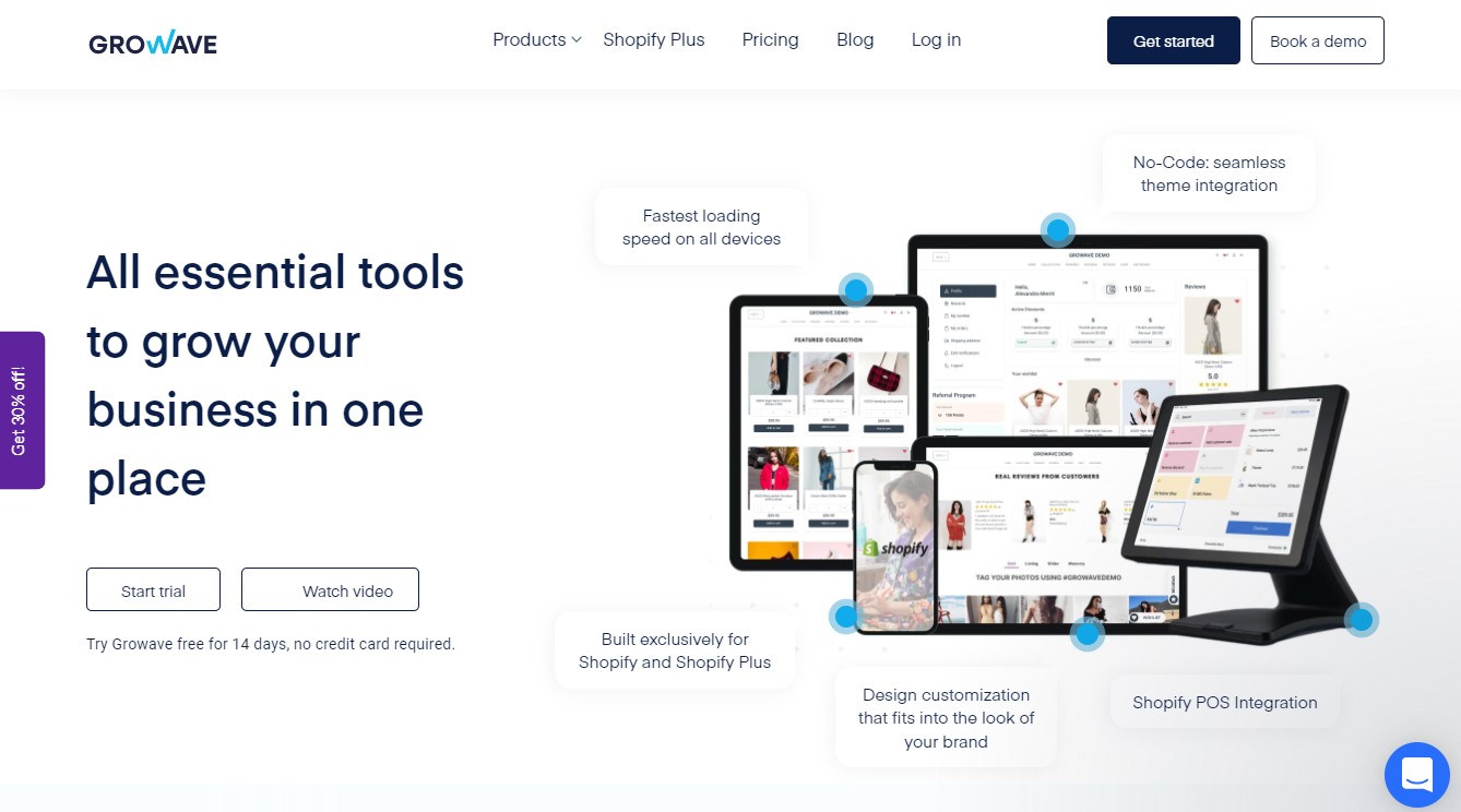 Growave aplikasi loyalitas pelanggan untuk Shopify