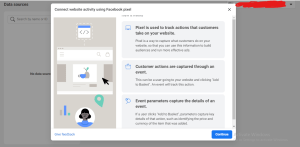 como configurar o pixel do Facebook