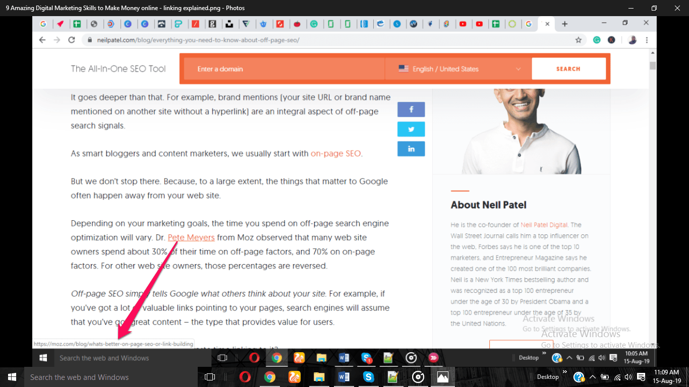 オンラインでお金を稼ぐための9つの驚くべきデジタルマーケティングスキル-リンクの説明