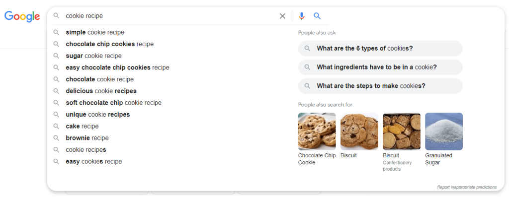 自動完成建議 長尾關鍵字的工作原理