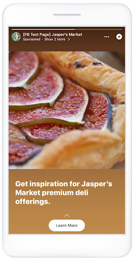 Spécifications des publicités Carousel Meta Stories