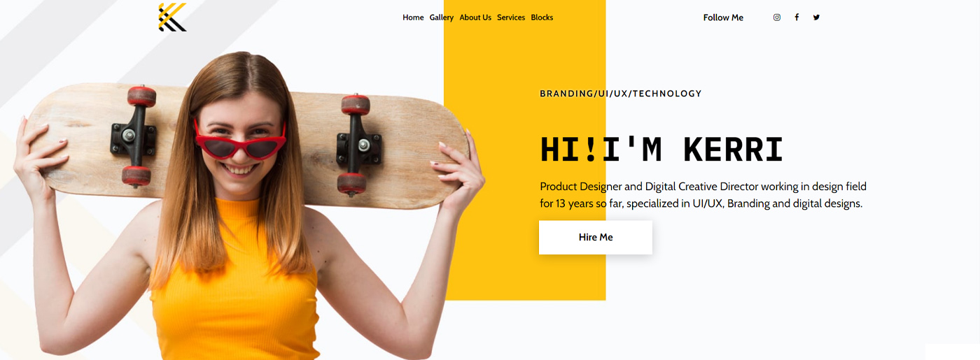 Buat Portofolio Online - Template CV