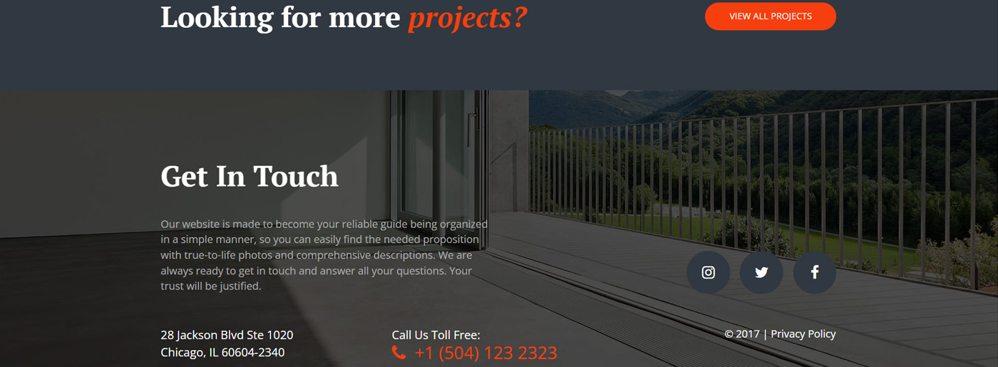 CTAのあるウェブサイト