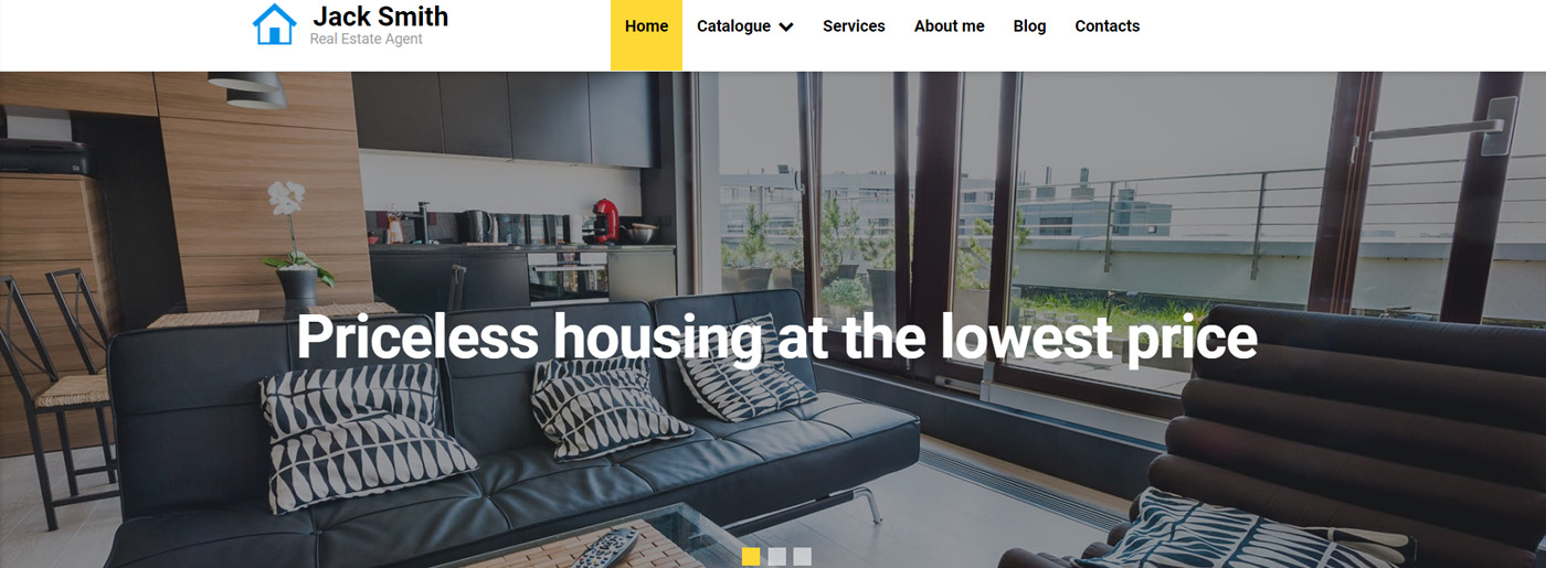 不動産エージェントテンプレート