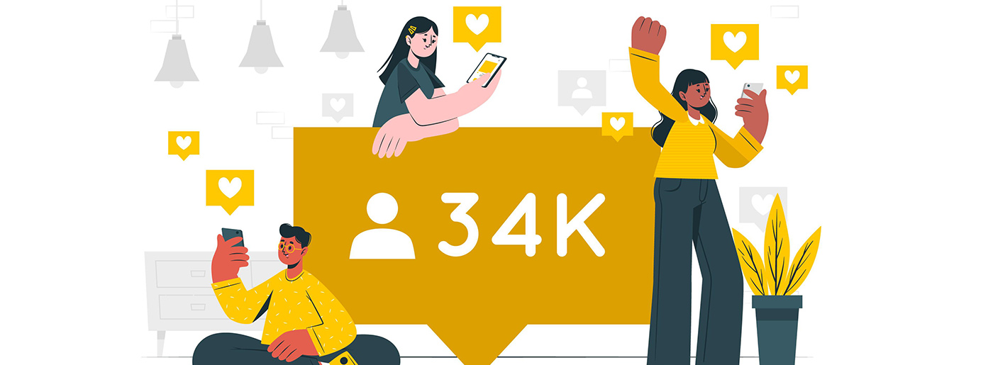 Use as mídias sociais para a loja online