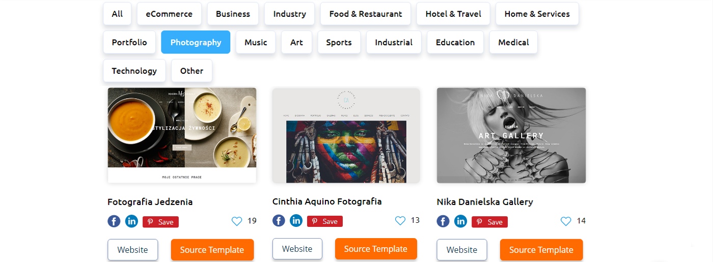 Made On MotoCMS Beispiele für Business-Websites