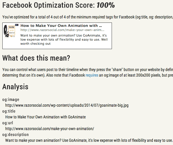 Tag di Facebook Open Graph