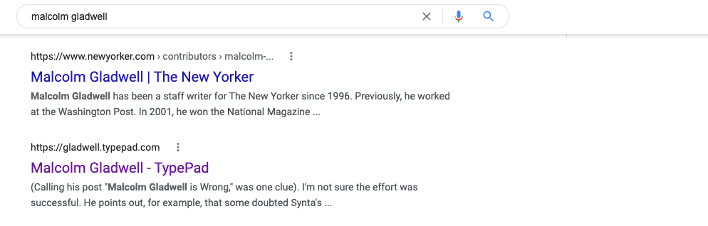 Hasil Pencarian Malcolm Gladwell