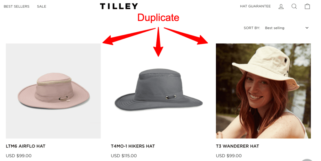 TillyDuplicate製品ページ
