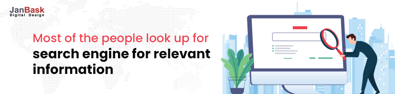 Большинство людей ищут в поисковой системе релевантную информацию.