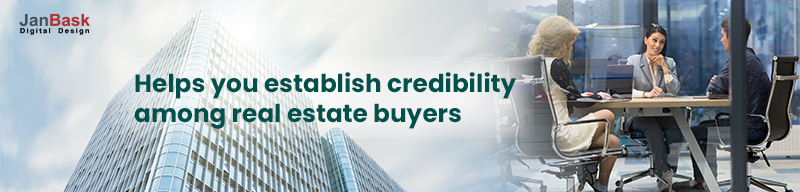 Помогает вам завоевать доверие среди покупателей недвижимости