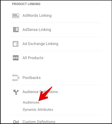إنشاء جمهور في Google Analytics