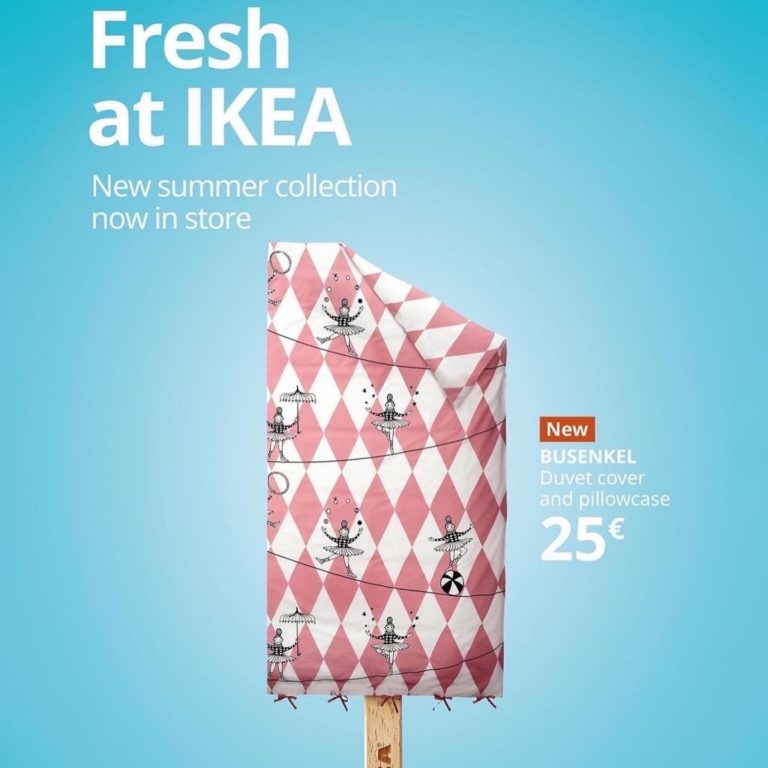 Ikea frisch bei Ikea kreative Marketingkampagne für Eis / Bettdecken
