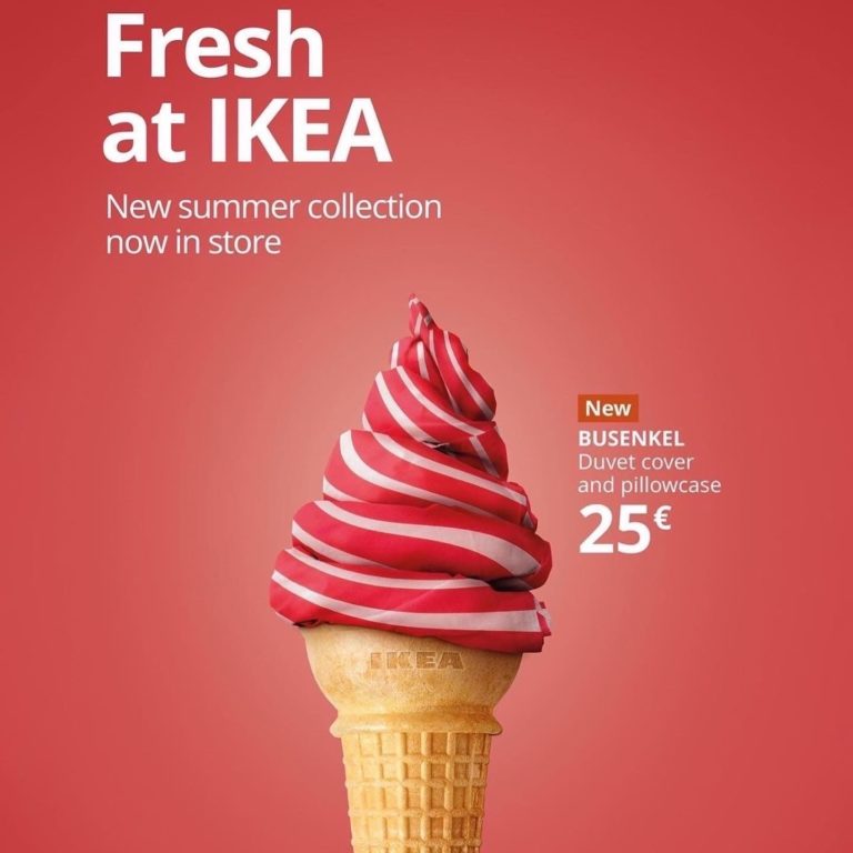 Ikea frisch bei Ikea kreative Marketingkampagne für Eis / Bettdecken