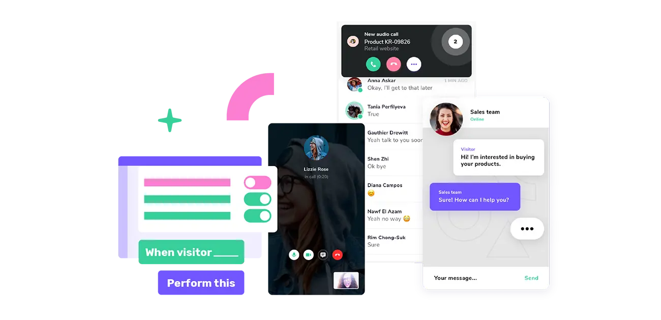 主动在线接触客户