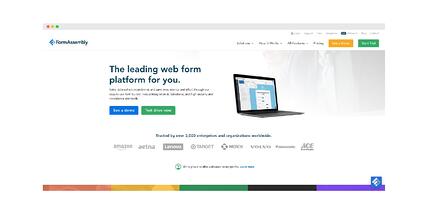 FormAssembly Hero Image. صورة بطل FormAssembly