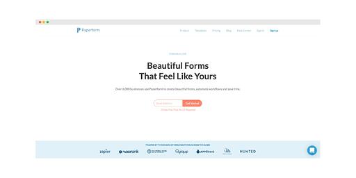صورة Paperform Hero