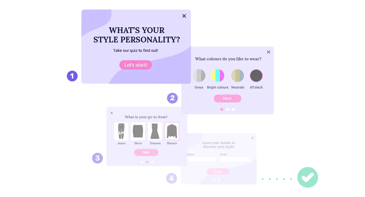 cuestionario para contenido interactivo