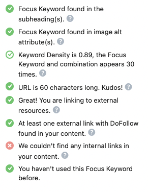 使用排名数学优化内容