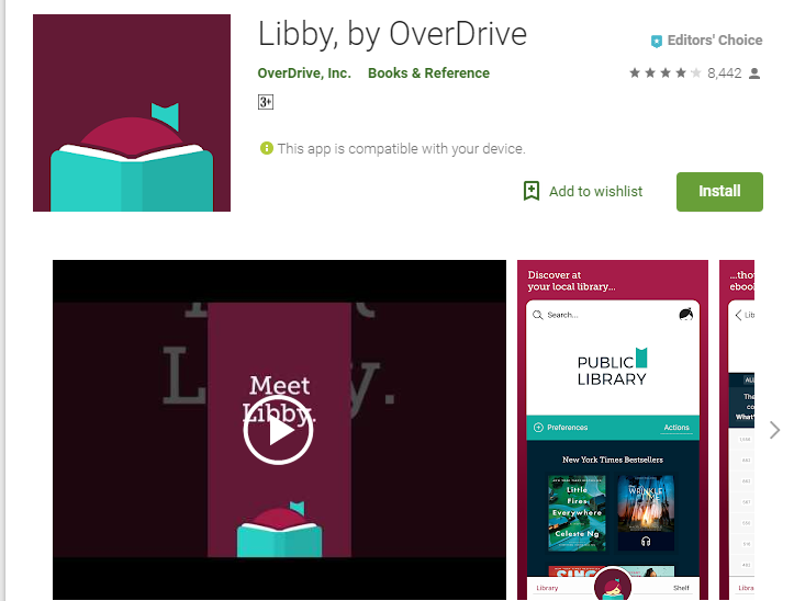 Libby-Audiobook App Player pentru Android