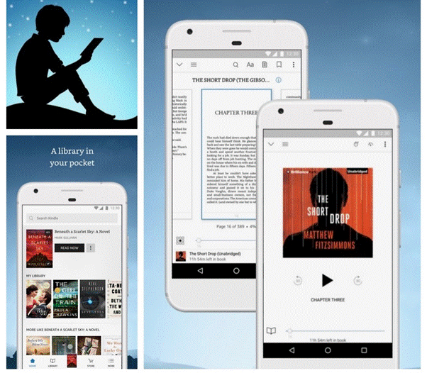 Kindle pentru Android-Audiobook App Player pentru Android