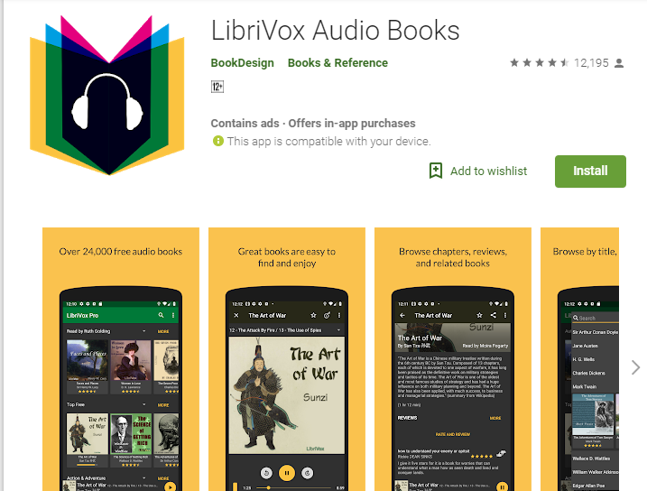LibriVox-Audiobook App Player pentru Android