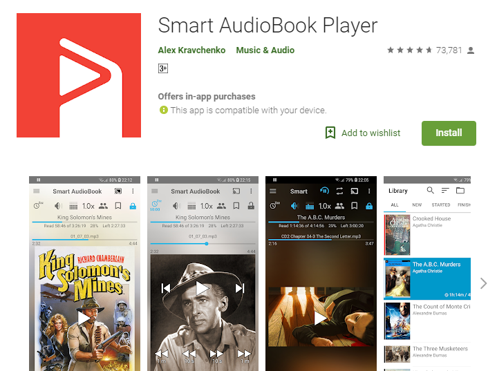 Smart Audiobook Player-Audiobook App Player pentru Android