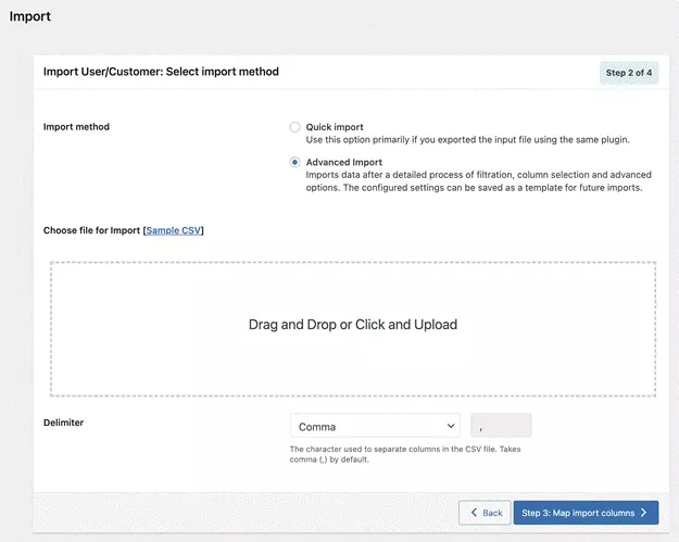 WordPress 用户和 WooCommerce 客户导入