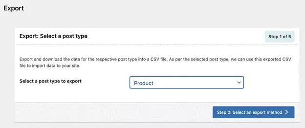 WooCommerce 出口的产品进口出口