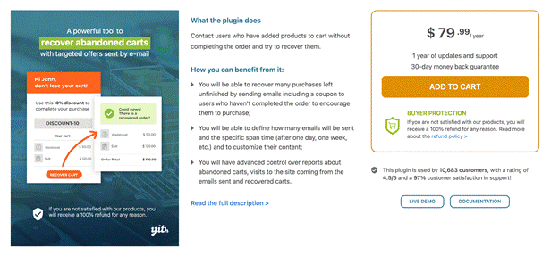 YITH Recupera il carrello abbandonato
