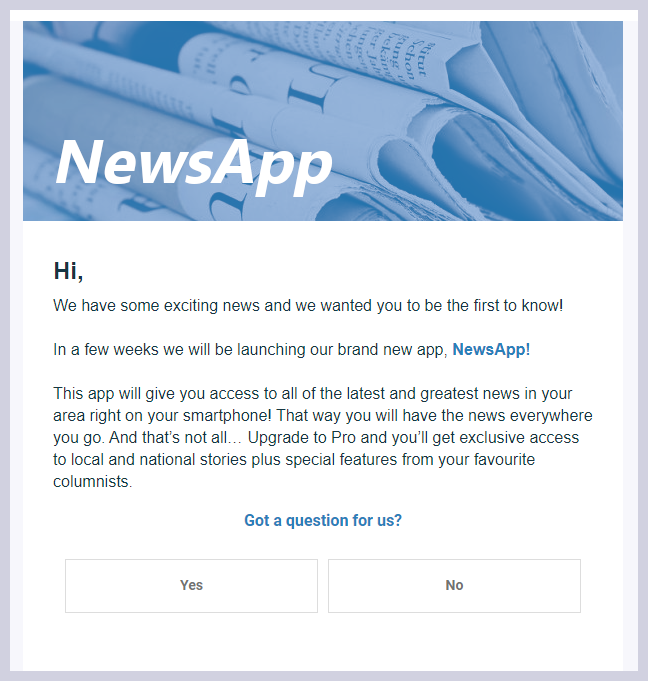Exemplu de e-mail de serviciu