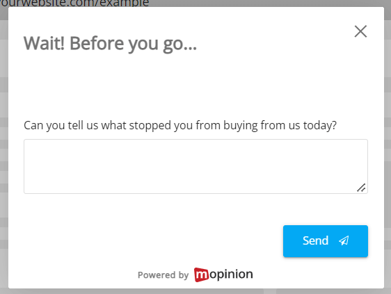 ตัวอย่างแบบสำรวจความคิดเห็นเชิงรุก