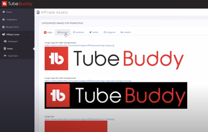 Choisissez le programme d'affiliation pour gagner de l'argent sur le pilote automatique : actifs d'affiliation de TubeBuddy